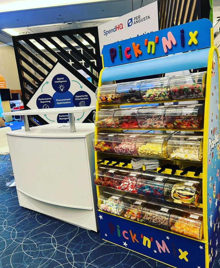 Sweeten Up Your Event with Our Branded Pick 'n' Mix Stands!